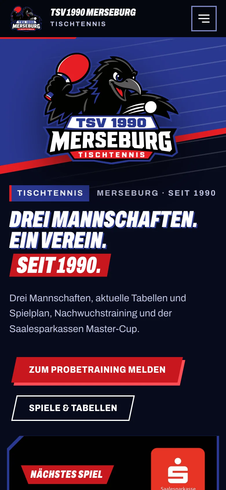 tsv-merseburg.de auf dem Smartphone
